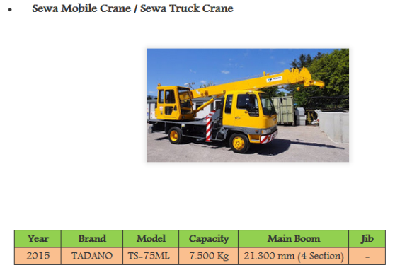 crane 7 ton